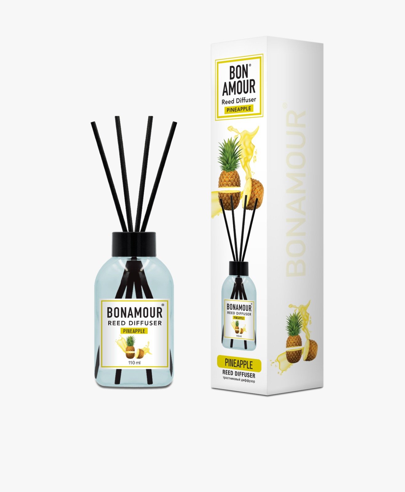 Bonamour Ananas — Diffuseur à bâtonnets 110 ml