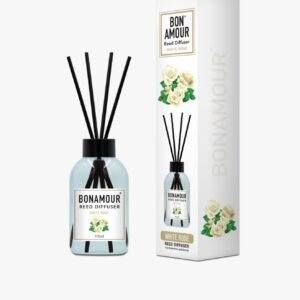 Bonamour Fleurs blanches — Diffuseur à bâtonnets 110 ml