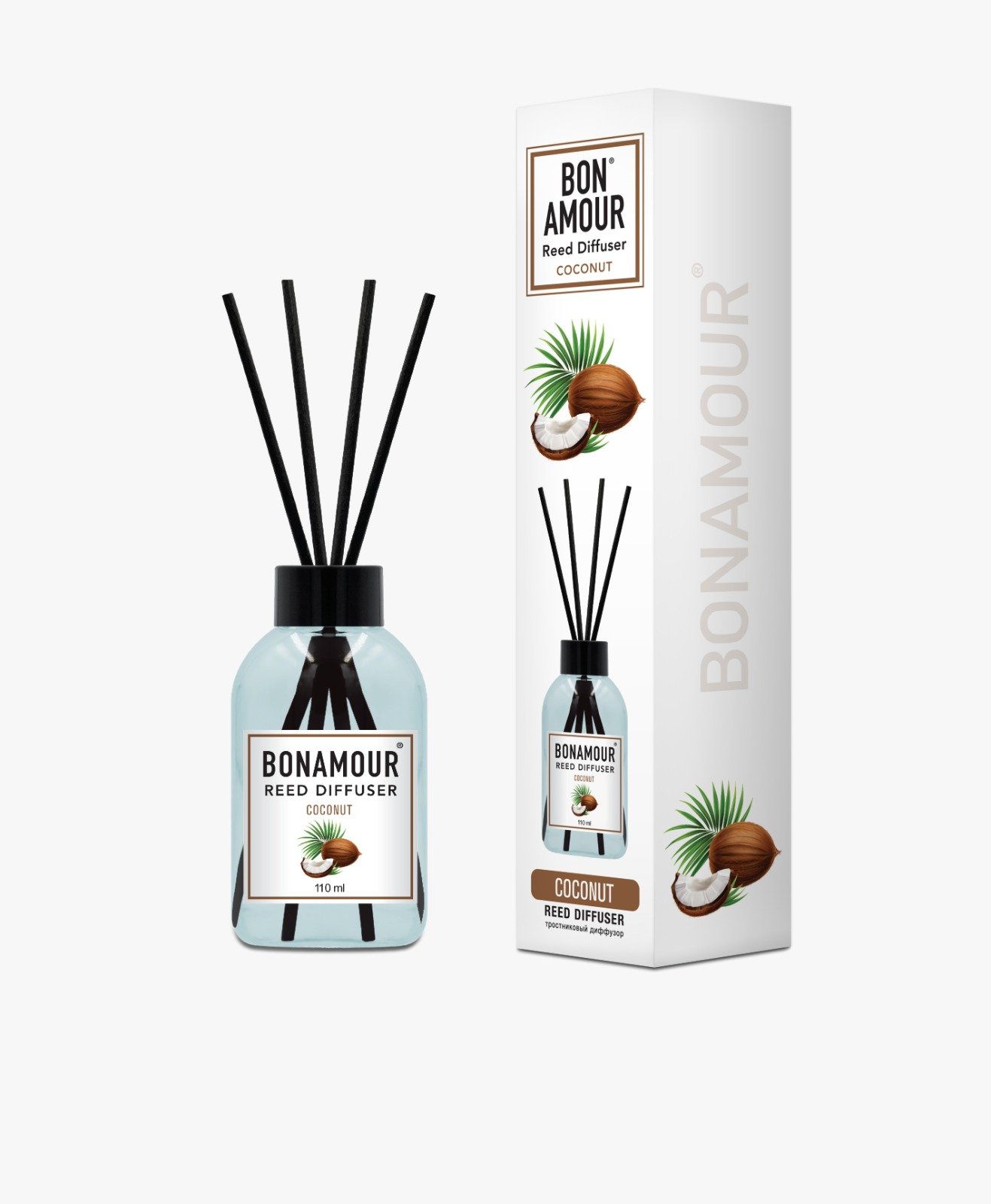Bonamour Noix de coco — Diffuseur à bâtonnets 110 ml